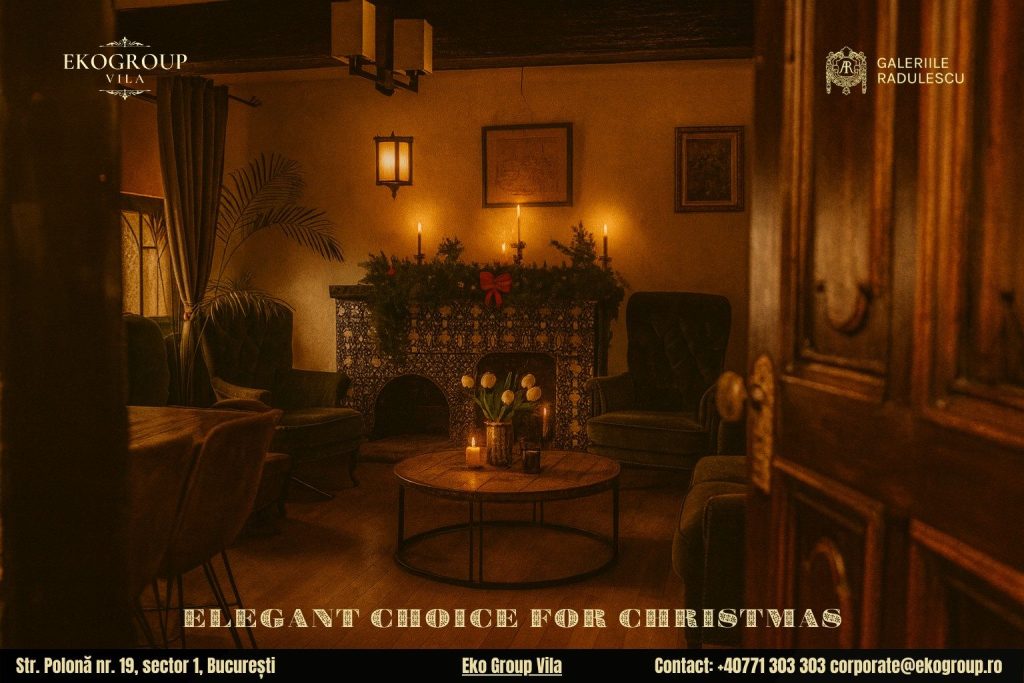 Destinații de Crăciun în București: Eleganța Crăciunului anilor ’30 la Eko Group Vila 5 Destinații de Crăciun în București: Eleganța Crăciunului anilor ’30 la Eko Group Vila